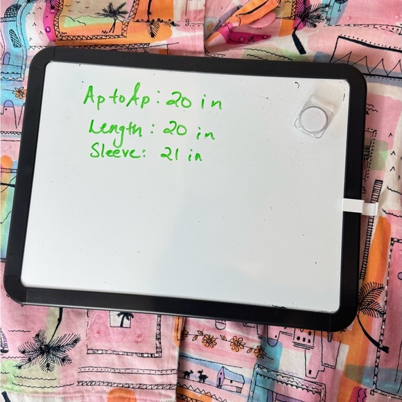 New‎ Direction Artsy Vacation Novelty Print Beaded Pink Blazer Jacket Sz Large - Picture 5 of 6